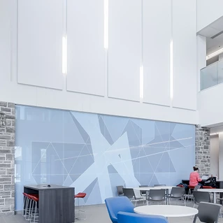 Kontorlandskap belysning