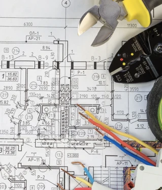 Bilde av en skisse over område