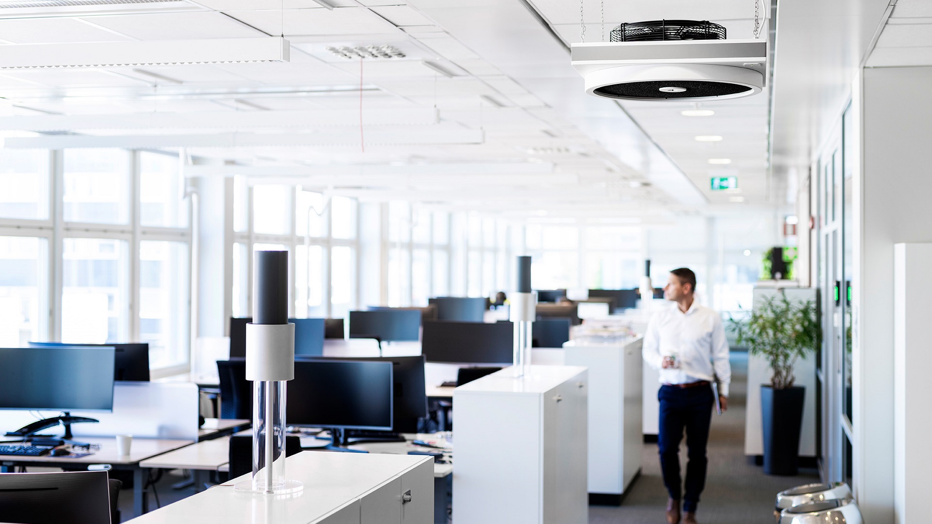 Coor provides a better indoor climate when using air purifiers and virus inhibitors in the workplace  | Coor