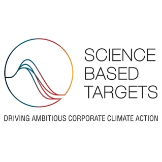 Logo for Science Based Targets initiativet som fremmer ambisiøs bedriftsklimainnsats.