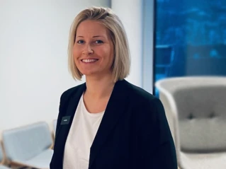 Portrettbilde av Sandra i Coor